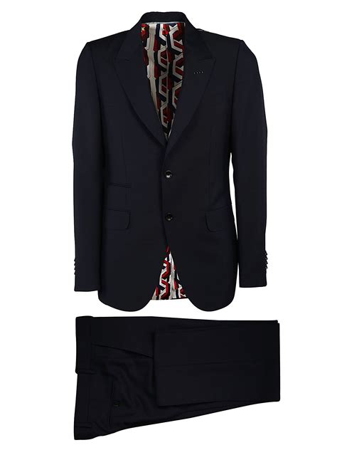 gucci blue suit|Gucci suit meaning.